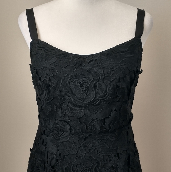 NWT Nanette Lepore black lace secret garden dress 0 - Picture 2 of 11